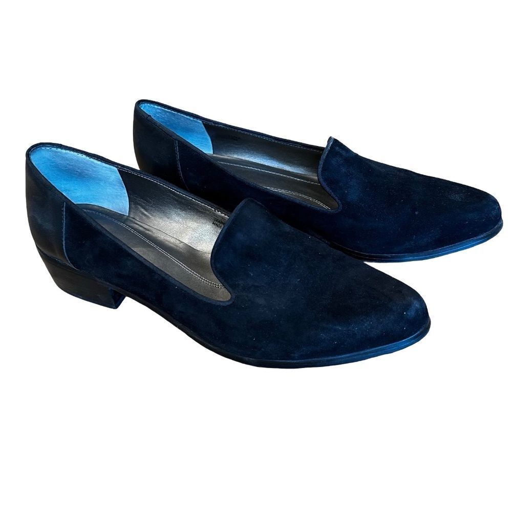Tahari Luna Women’s Black Suede Loafer Low Heel Size 7